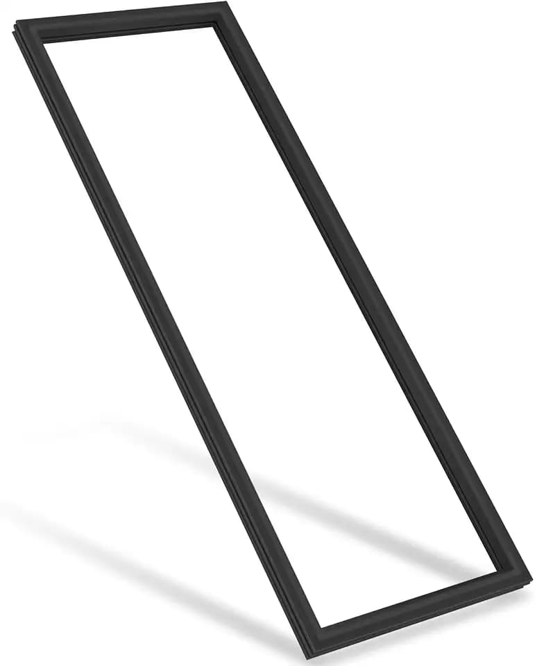 Upgraded 63"x19.1" 241786009 Refrigerator Fresh Food Door Gasket Compatible with Frigidaire,Electrolux and Kenmore Refrigerator Door Seal Frigdge Seal 241786013 241569801 241674801 4993961 Black