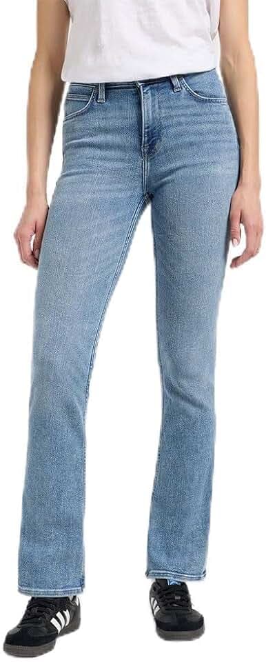 LEE - Jeans Damen - Skinny Bootcut Fit - Breese Boot - Mid Worn Martha