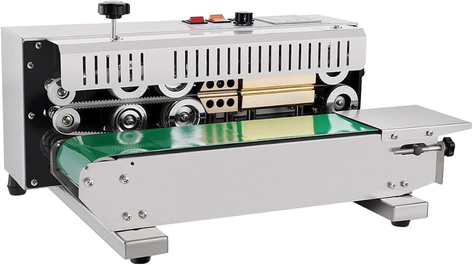 VEVOR Continuous Bag Band Sealing Machine 0.24-0.47 in/6-12 mm Seal Width