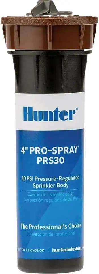 Hunter PRS30 4 in. Pop-Up Sprinkler Head Body, 30 PSI Regulator, No Nozzle