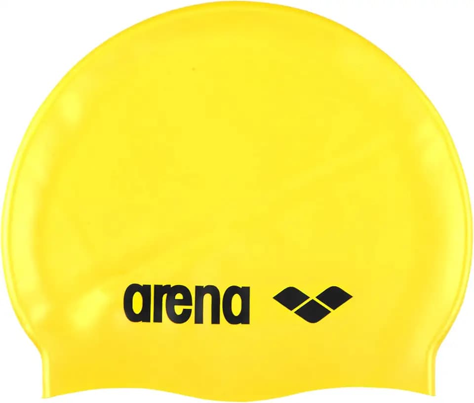 arena Classic Unisex Silikon-Badekappe, Schwimmkappe für Frauen und Männer, Badekappe mit Verstärktem Rand, Weiche und Strapazierfähige Schwimmkappe