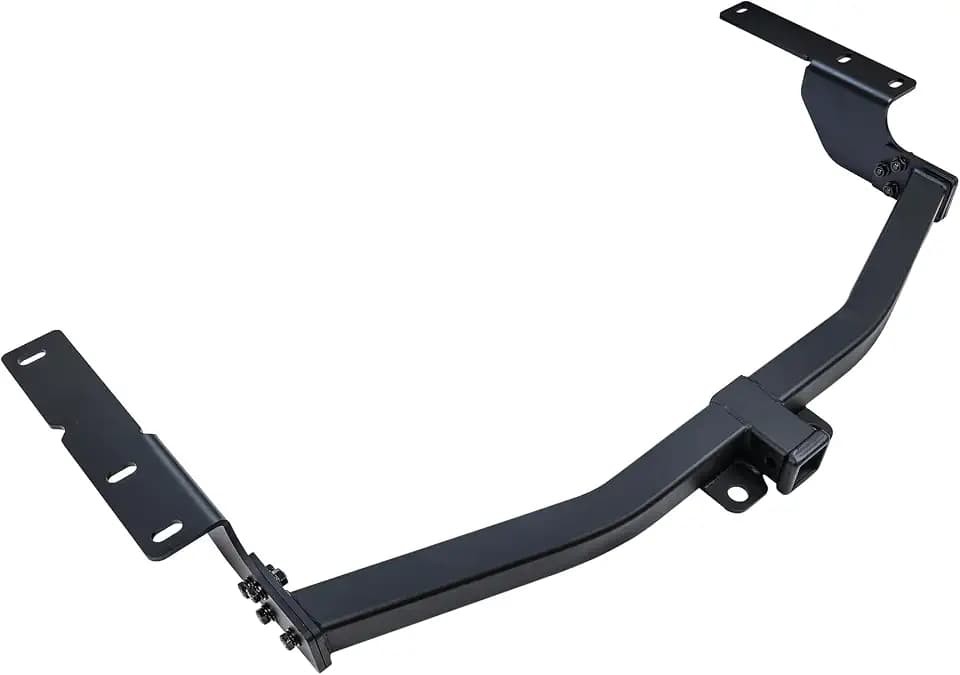 DBXB-RV Class 3 Trailer Hitch, Standard 2-Inch Receiver Compatible with 2014-2019 Toyota Highlander, Multi-Fit Hitch to Receive Ball Mount, Cargo Carrier, Bike Rack, Black Matte Powder Coated. 13200