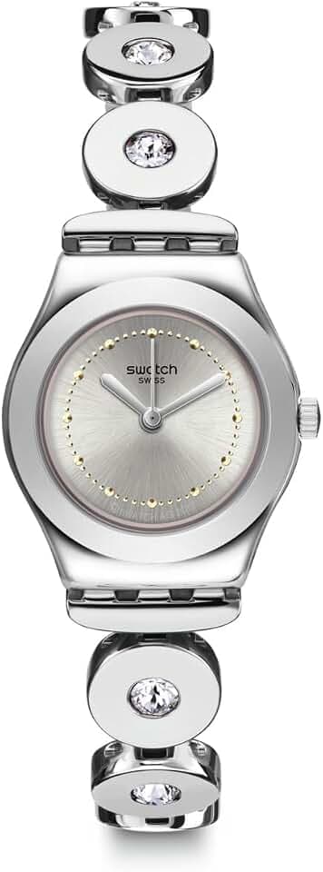 Swatch I Lady Women's Watch Casual Polymer Grey Quartz Waterproof Inspirance