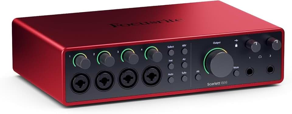 Focusrite Scarlett 18i16 4th Gen USB-C-Audio-Interface