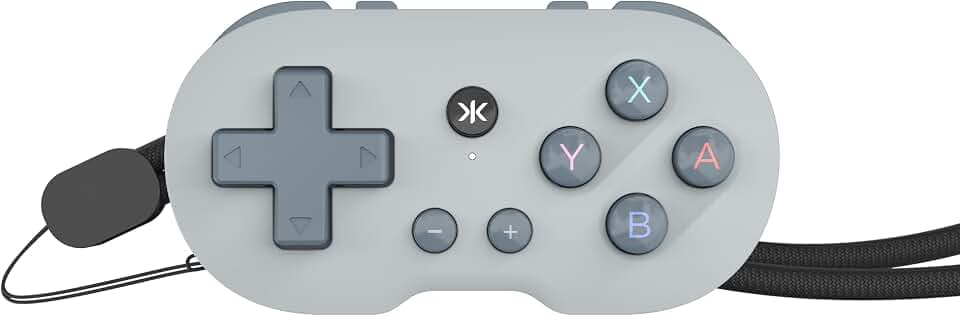 CRKD ATOM - Collectible Keychain Controller for Nintendo Switch, PC, Mac, Mobile and Smart TV (OG Grey)