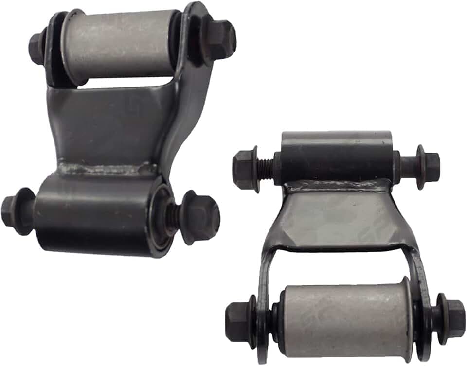 BST BSSP Pair 722-020 Leaf Spring Shackle Rear Shackle Repair Kit Compatible with 1997-10 Dodge Dakota Van Raider Left LR & Right RR Side