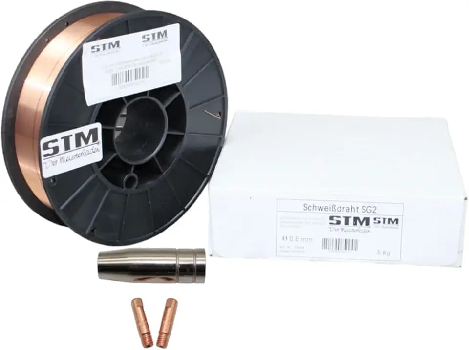 SG2 Schweißdraht mit Schutzgas Rolle 5kg Durchmesser 0,8mm Schweißverfahren MIG/MAG Stahldraht