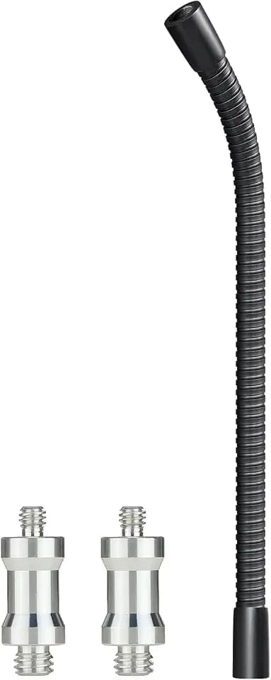 24 Inch Flexible Gooseneck Arm KN24-24, 1/4-20 and 3/8-16 Female Threads