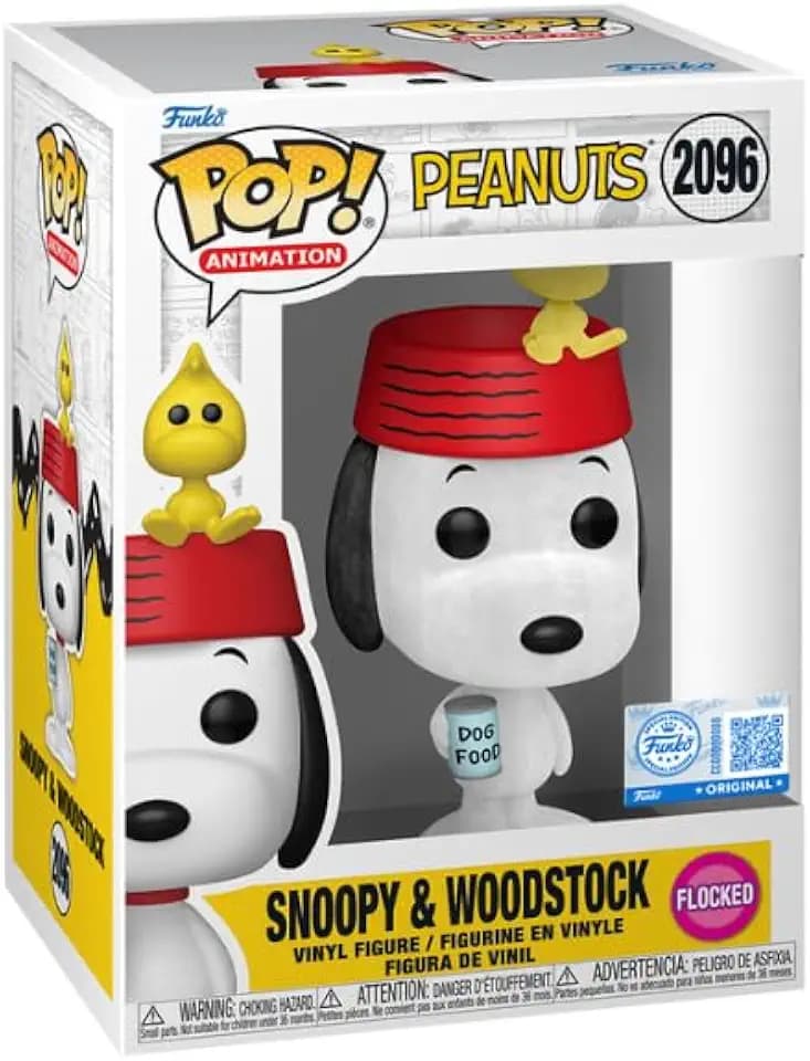 Funko Snoopy Exclusive - Snoopy & Woodstock (beflockt)