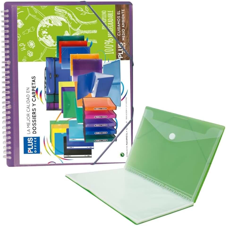 Plus Office Ordner für Ordner Plus Esp. Gummi 40F VIOL