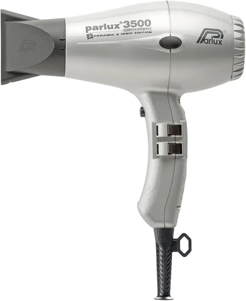 Parlux Profi-Haartrockner 3500 SuperCompact Ceramic + Ion, silber