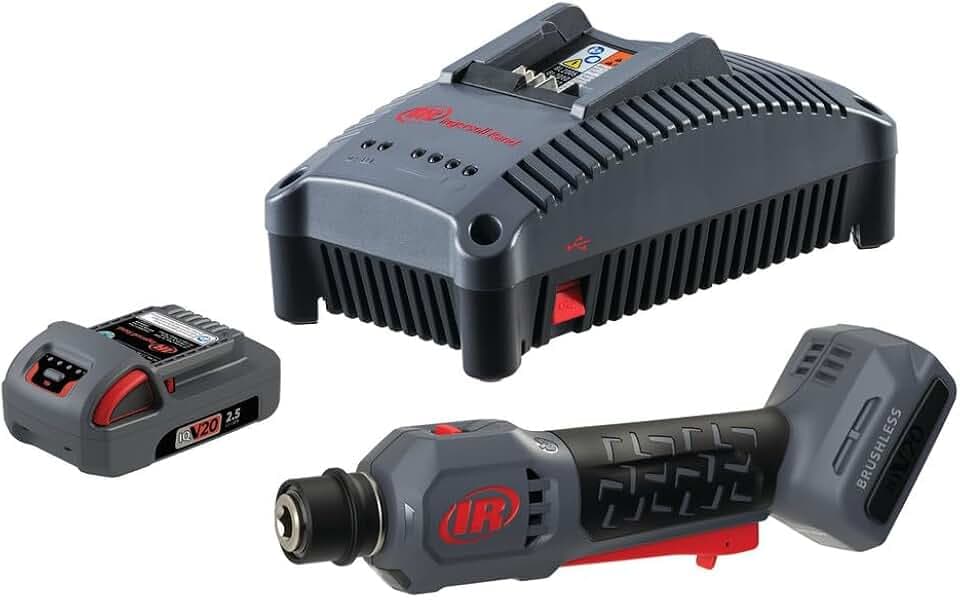 Ingersoll Rand G4911-K1-EU 20V Cordless Tire Buffer 1 Battery Kit, 7/16" Hex Quick Change, 3000 RPM