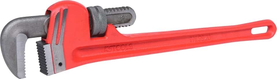 KS Tools 111.3520 Stahl-Einhand-Rohrzange, 450 mm