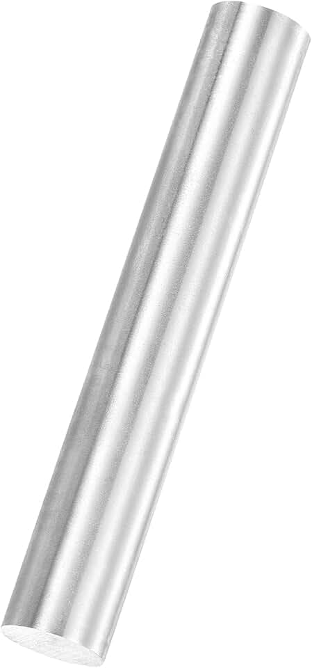 sourcing map Runde Stahlstange, 16,5 mm x 100 mm, SKD11 massiver Stahl, Werkzeug für Wellen-Getriebebohrer, Drehmaschinen, Bohrmaschine