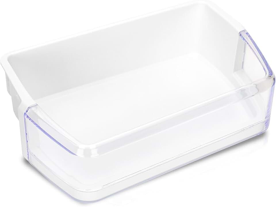 DA97-06419C Refrigerator Door Shelf Bin (Right) Compatible with Samsung Refrigerator Door Shelf Basket Replace DA63-04314, DA63-04316, AP4567198, PS4174247 Fit for RFG293HAPN, RFG295AABP, RFG296HDPN