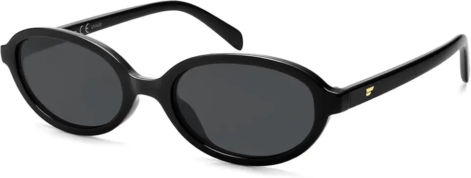 VANLINKER Retro Oval 90s Polarized Sunglasses for Women VL9890