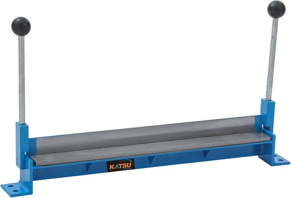 KATSU Manuelle Blechbiegemaschine 460mm mit Max. 90° Biegewinkel und 1,2mm Faltkapazität Biegemaschine manuelle Blechbearbeitung für Werkstatt Metallbearbeitung
