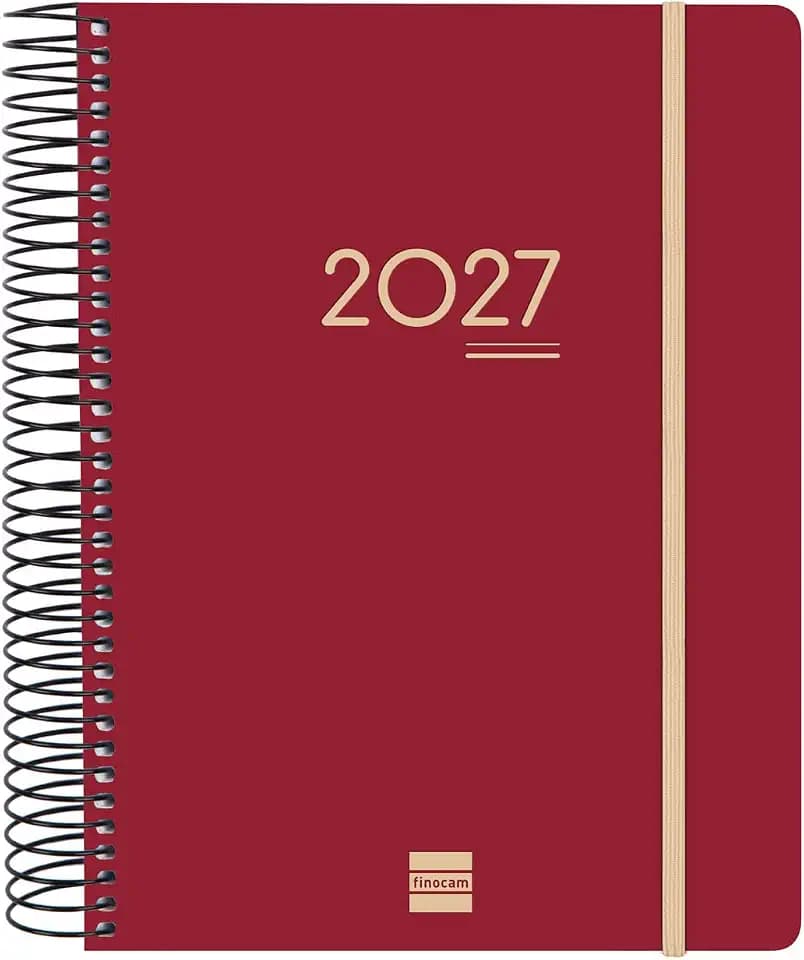 Finocam Ikon Planer 16 Monate 2026 2027 | Terminkalender | Bordeaux