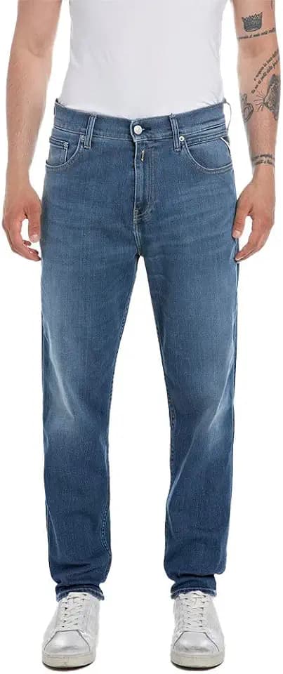 Replay Herren Tapered fit Jeans Sandot