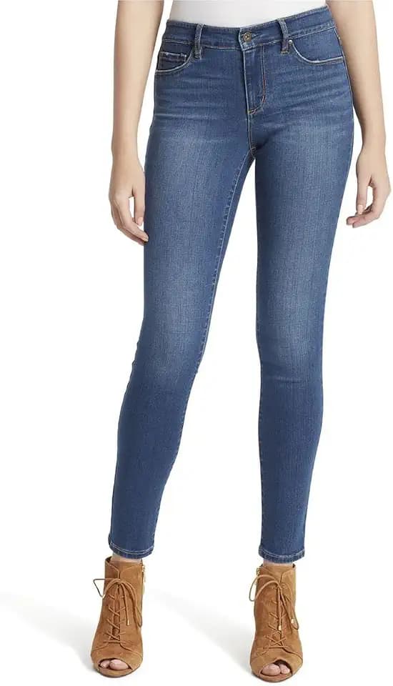 Jessica Simpson Womens Kiss Me Mid Rise Skinny Jean Plus