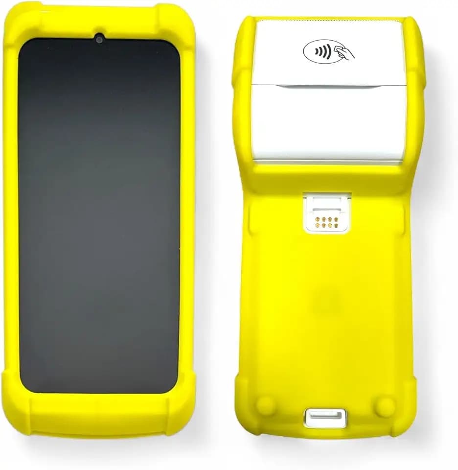 Schutzhülle und Displayschutzfolie für SumUp Terminal (fluoreszierendes Gelb)