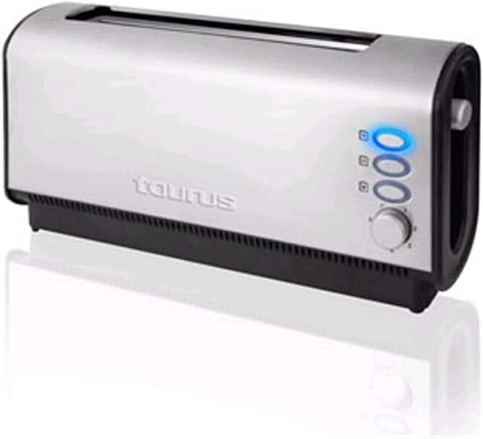Taurus 960997000 Toaster Planet Legend, 1 Schlitz, 900 W, Edelstahl