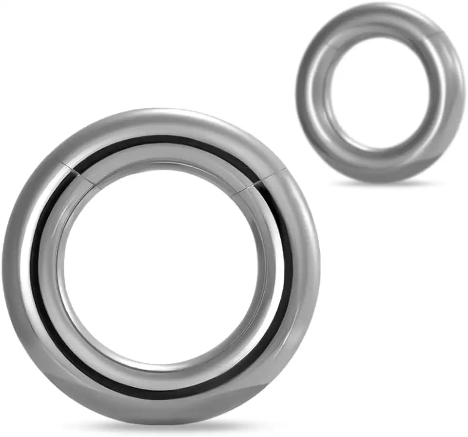 ERKUOO 1 Paar Totenkopf Ohrgewichte Aufhänger für gestreckte Ohren Ohrstöpsel Körper Piercing Tunnel Antiallergische Hoop Dangle Gauges Tunnles Ohrringe 5mm
