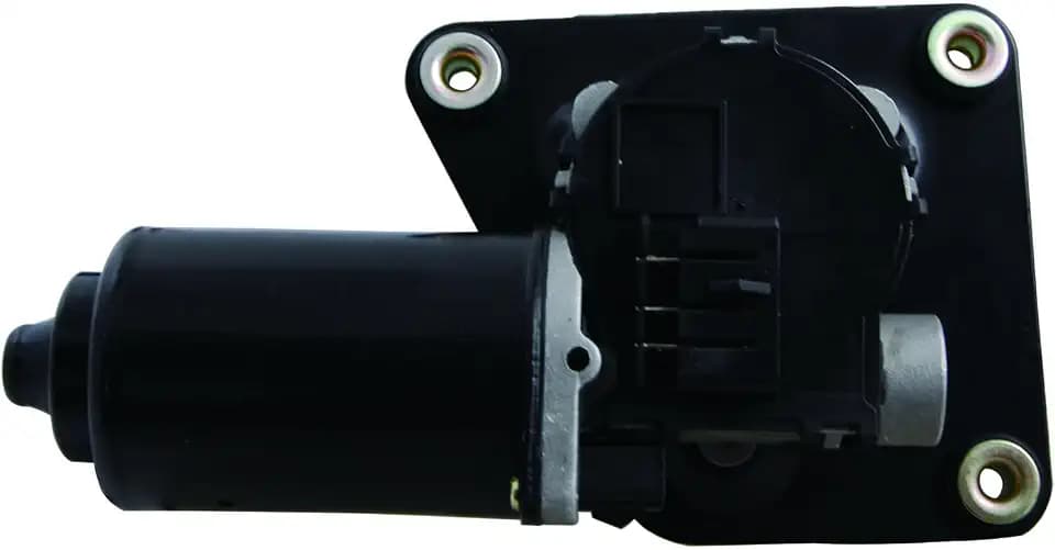 OEG Parts New Front Wiper Motor W/Metal Mounting Plate Compatible with Ford Bronco F Super Duty F-150 F250 F-350 1987-2019 By Part Number E7TZ-17508-A, E7TZ17508A, AA140299, 85-299, 601-201, 40-299