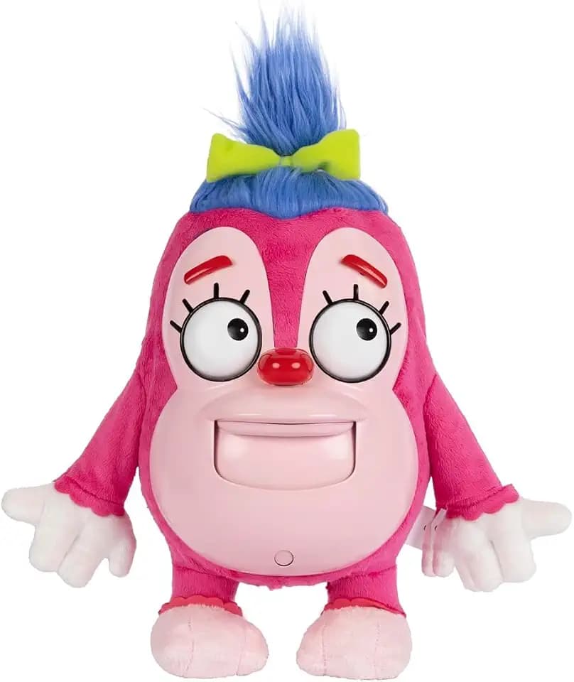 Die Simpsons Sprechende Puppe Funzo, 35 cm groß und hat einen hochwertigen, weichen Boa-Körper, 14 Verschiedene Sätze und eine einzigartige Augenroll-Funktion, Sammlerstück, ab 14 Jahren