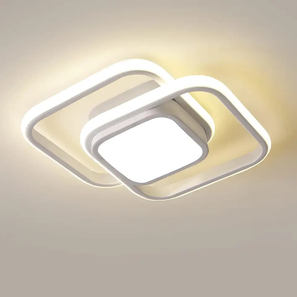 LED Lampen Deckenlampen 36W,LED Deckenleuchte Rund 3060LM,Lampen Küche Modern,LED Deckenleuchte Wohnzimmer Neutralweiß 4500K,Für Schlafzimmer Flur Küche Wohnzimmer Balkon,Durchmesser 28cm