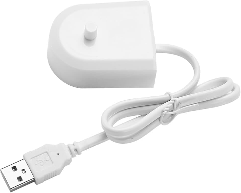 USB-Ladegerät für Philips Elektrische Zahnbürste HX6100 HX6322 HX6511 HX6730 HX6850 Ladestation Ladekabel Tragbares Ladegerät Kompatibel mit Philips HX6XXX HX9XXX Serie