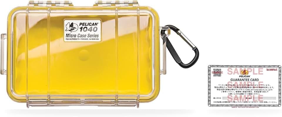 Pelican 1040 Micro Case (Yellow/Clear)