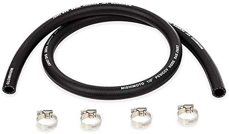 Mishimoto MMHOSE-CC12-4 Universal Catch Can Hoses 1/2" x 4'