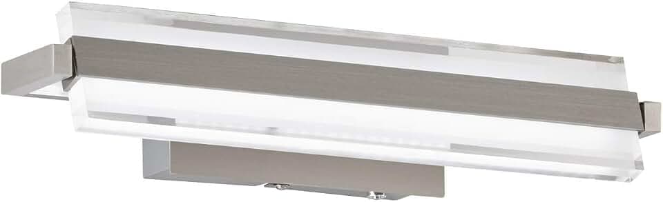 Fischer&Honsel PAROS Wandleuchte, Metall, 8.5 W, nickelfarben