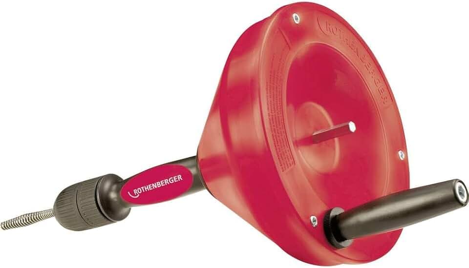 ROTHENBERGER ROSPI 8 H+E Plus, Hand- und Elektro-Rohrreinigungsgerät, 20mm-50mm Arbeitsbereich Durchmesser | 72095 | Rohrreinigung