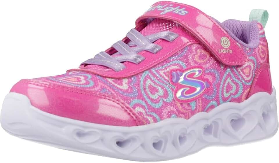Skechers Girls Heart Lights - Boogie Love