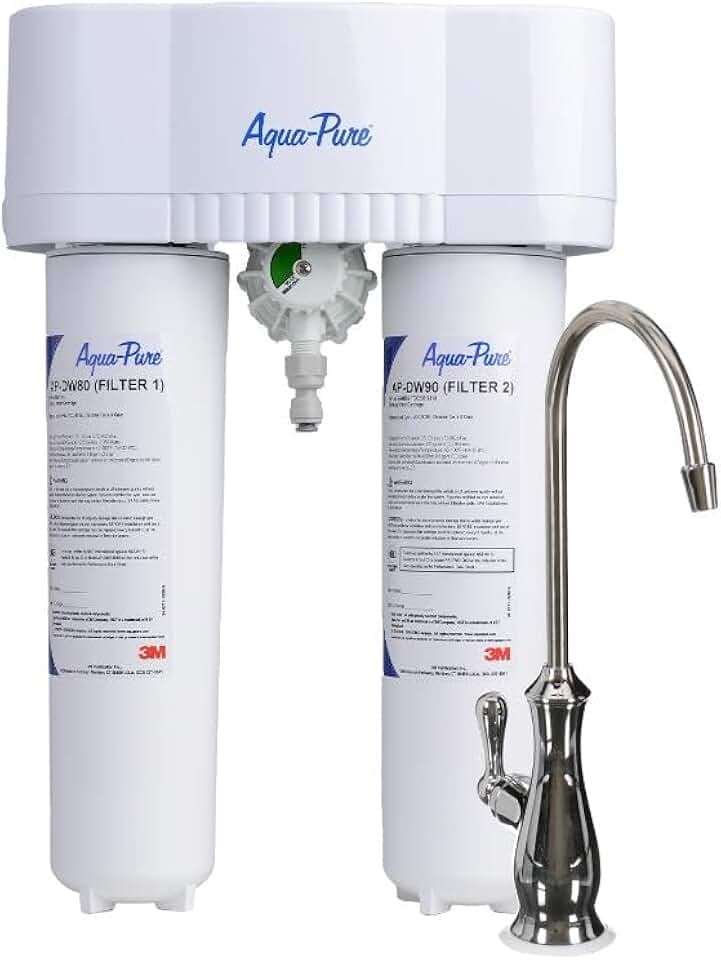 3M Aqua-Pure Under Sink Dedicated Faucet Water Filtration System AP-DWS1000