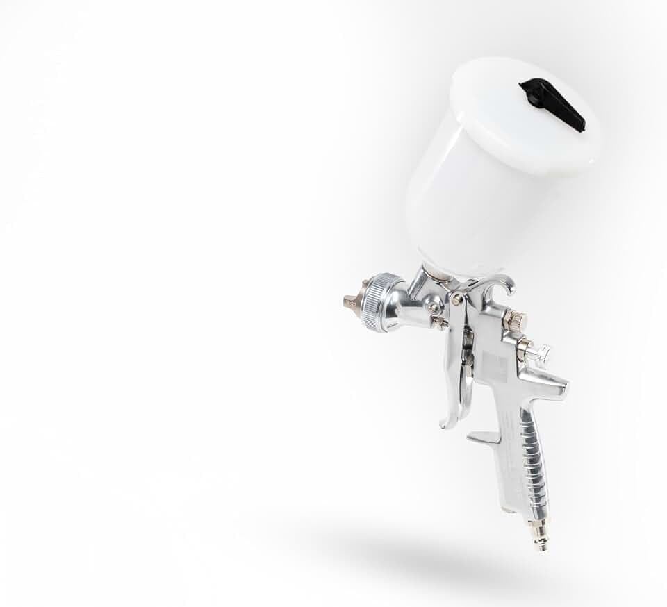 Schneider Farbspritzpistole FSP-FP-HTE2-1,8 mit 0,6 l Fließbecher, ergonomischem Design, für Automobil- und Industrieanwendungen