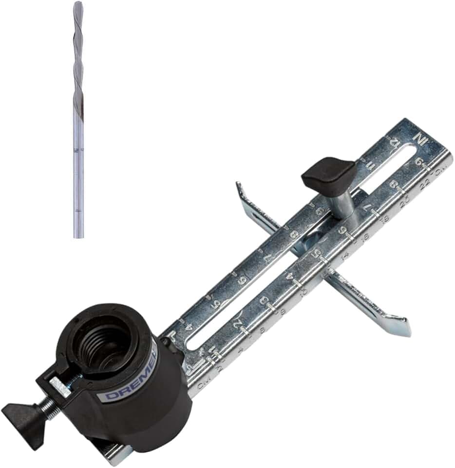 Dremel 678 Kreis- und Parallelschneider, Aufsatz für Multifunktionswerkzeug, Verstellbar, für Fräsen und Schneiden in Gipsplatten, Holz und Laminat