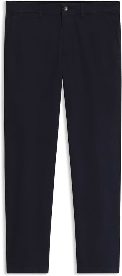 BOSS Herren Chino-Regular-1 Regular-Fit Hose aus elastischem Baumwoll-Satin