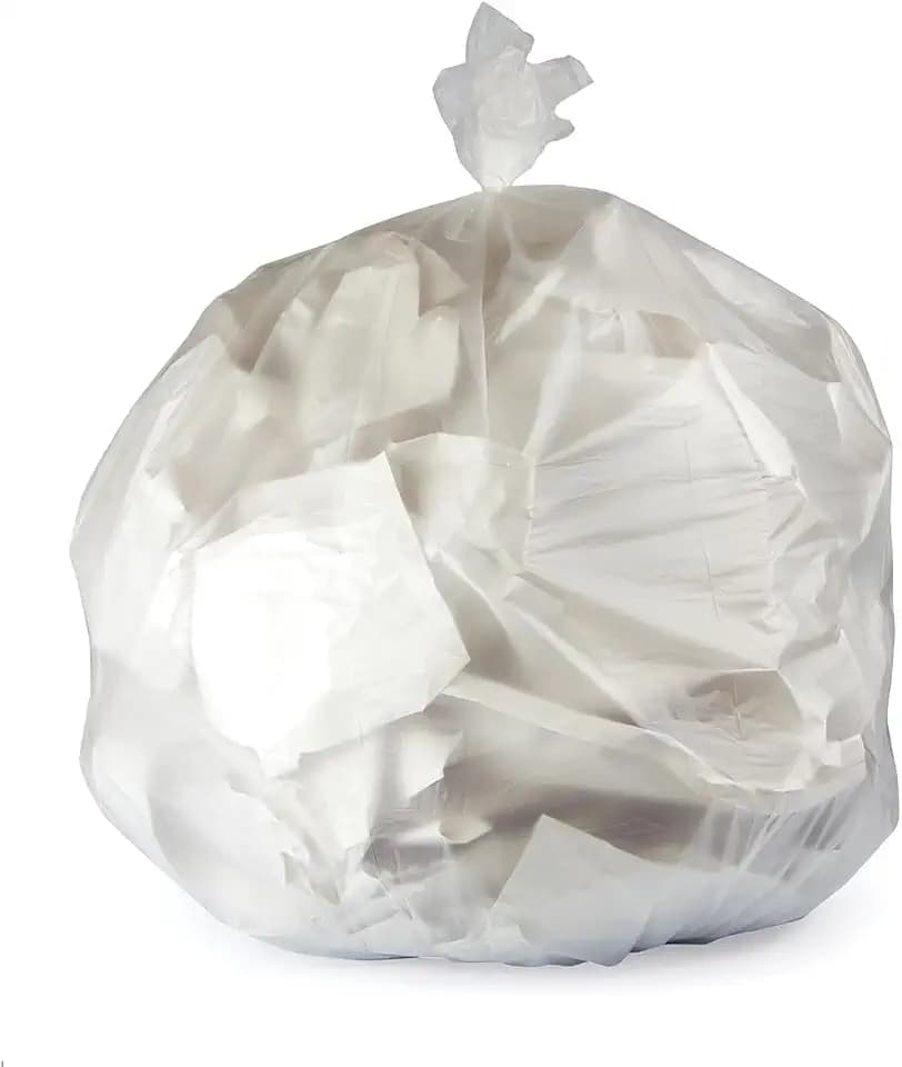 HBC Value Perfomance Can Liners 24"x33", Natural, 16Mic, 10/50, HDPE Liners