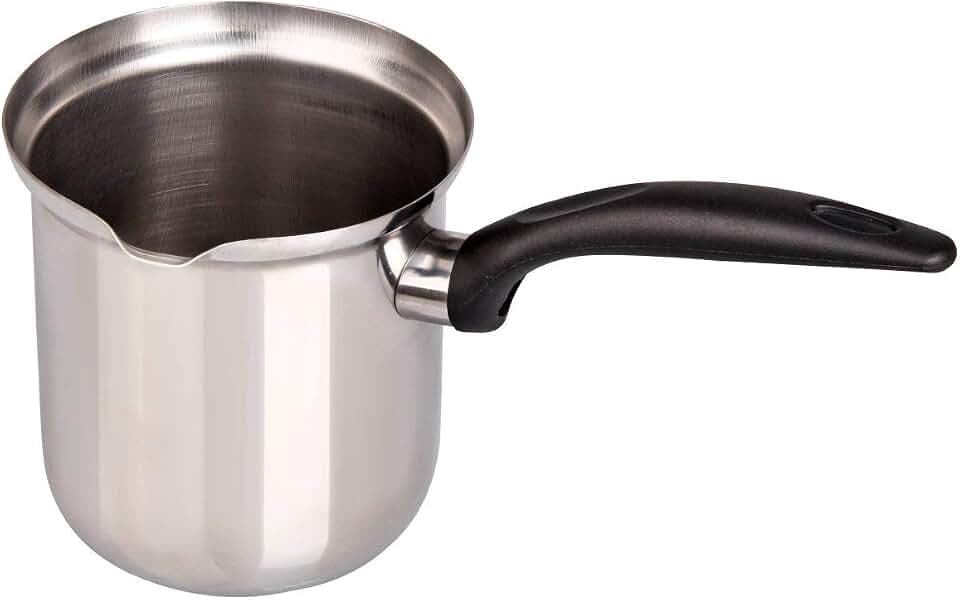 Fackelmann Kaffee- und Milchtopf 800ml, Schwarz/Silber