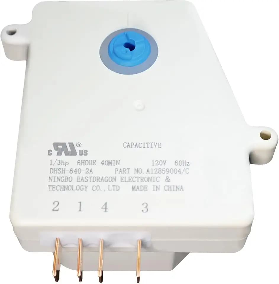 OEM 5304526183 Refrigerator Defrost Timer(6HOUR 40MIN 120V 60Hz) Compatible with Frigidaire and White-Westinghouse Refrigerator, Replacement Part 4960382 AP7014390 PS16227343 EAP16227343 FIX16227343