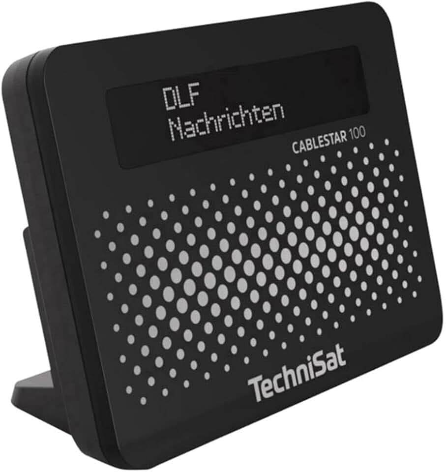 TechniSat CABLESTAR 100 - DVB-C Radio Tuner, Kabelradio, Radio für digitales Kabelfernsehen von Vodafone, Unitymedia usw. (zur Aufrüstung einer vorhandenen Musik-Anlage) schwarz