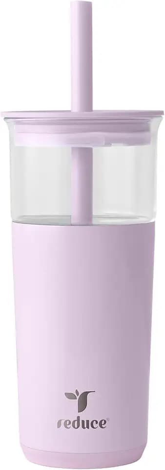 REDUCE Aspen - 20oz Vacuum Insulated Glass Tumbler - Extra Wide Straw & Lid
