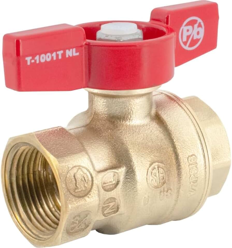 Legend Valve 101-654NL 3/4" T-1001T NO LEAD BALL VLV Model T-1001TNL