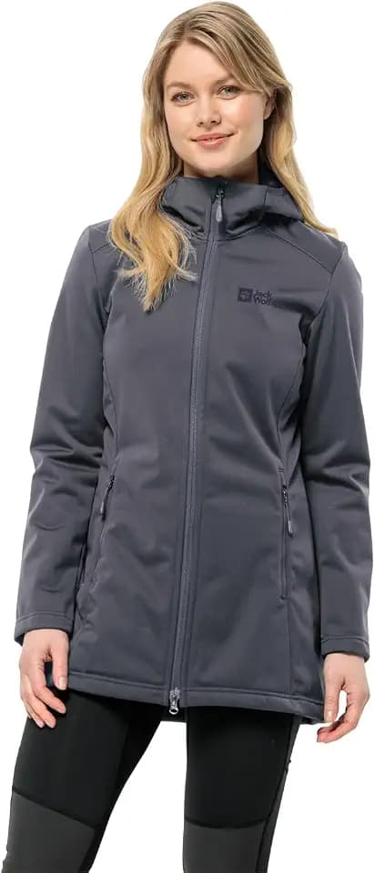 Jack Wolfskin Damen Windhain Coat W Softshellmantel