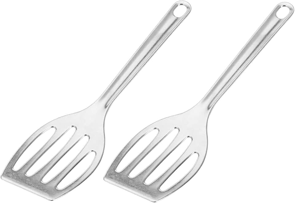 Westmark 2 Pfannen-/Grillwender, Länge je: 26 cm, Aluminiumdruckguss, Küchenfreund, Silber, 201522E3
