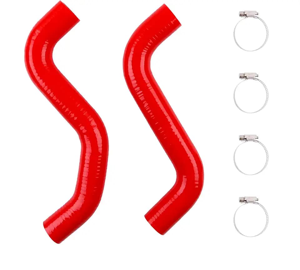 Radiator Silicone Hose For Toyota Tacoma 1995-2004/4Runner 1996-2002 3.4L V6 AT (red)