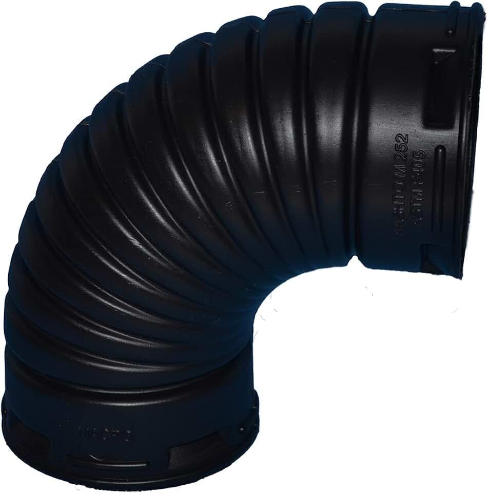 Normandy C-306 6 in. 90 deg Hub x Hub Corrugated Elbow